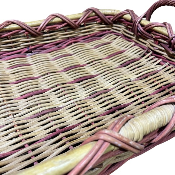 3/$15 Wicker Rectangular Basket with Handles - Picture 8 of 11